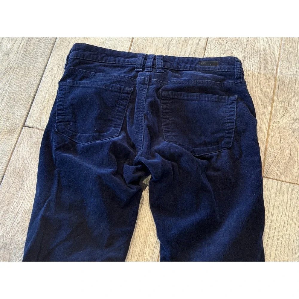 Kut‎ from the Kloth Corduroy Pants 2 Navy Blue Slim Straight KP488 Diana Skinny